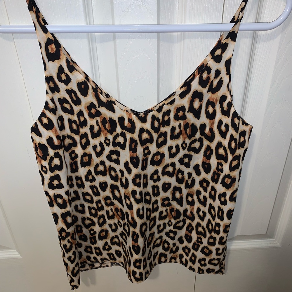 Simons Cheetah Print Tank Top
